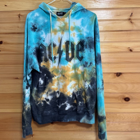 AC/DC | Shirts | Acdc Pastel Tiedye Thin Hoodie Medium | Poshmark